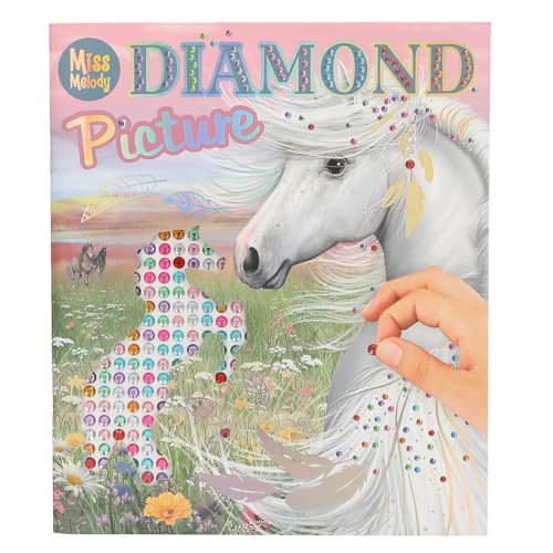 Depesche 13484 Miss Melody - Stickerbuch mit 10 Seiten Pferde Motive zum Verzieren, inkl. glitzernder Schmucksteinchen zum Aufkleben Depesche 13484 Miss Melody - Stickerbuch mit 10 Seiten Pferde Motive zum Verzieren, inkl. glitzernder Schmucksteinchen zum Aufkleben von Depesche