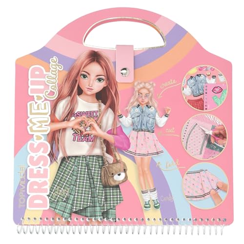 Depesche 13574 TOPModel - Dress Me Up Stickerbuch mit 20 Seiten vorgedruckter Ballerina Motive zum Selbstgestalten, inkl. Designpapier und 5 Stickerbogen von Depesche