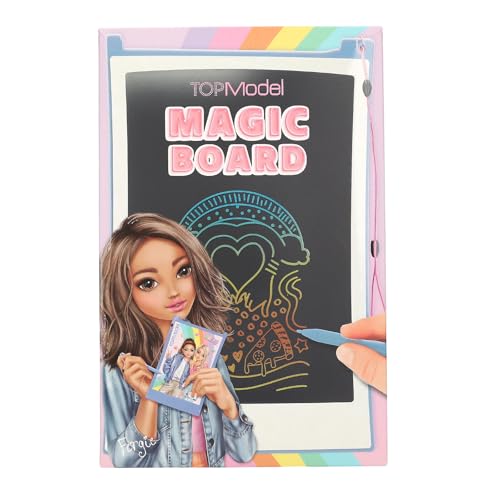 Depesche 13605 TOPModel - Magic Board in Hellblau und mit Model Motiv, 8,5 Zoll LCD-Tafel inkl. Zeichenstift und Taste zum Löschen und Sichern Depesche 13605 TOPModel - Magic Board in Hellblau und mit Model Motiv, 8,5 Zoll LCD-Tafel inkl. Zeichenstift und Taste zum Löschen und Sichern von Depesche