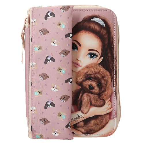 Depesche 13659 TOPModel Kitty and Doggy - Gefüllte Federtasche in Rosa, inklusive Schlampermappe, mit Model Motiv und Hunde Muster, Federmappe mit Buntstiften, Schere UVM Depesche 13659 TOPModel Kitty and Doggy - Gefüllte Federtasche in Rosa, inklusive Schlampermappe, mit Model Motiv und Hunde Muster, Federmappe mit Buntstiften, Schere UVM von Depesche