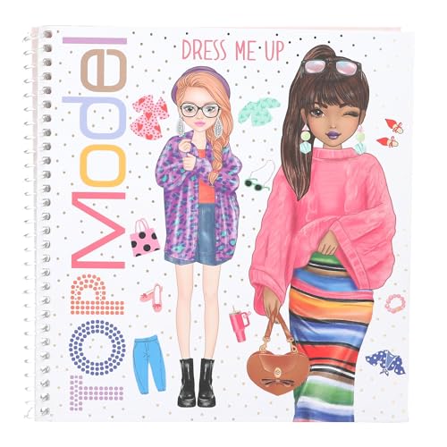 Depesche 13804 TOPModel Dress Me Up - Stickerbuch mit 24 Seiten vorgedruckter Model Motive zum Selbstgestalten, inkl. 11 Stickerbogen Depesche 13804 TOPModel Dress Me Up - Stickerbuch mit 24 Seiten vorgedruckter Model Motive zum Selbstgestalten, inkl. 11 Stickerbogen von Depesche