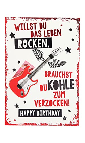 Depesche 3003.038 Glückwunsch-Karte zum Geburtstag (neutral), elegante Geburtstagskarte mit passendem Spruch, ohne Innentext, inkl. Umschlag, 17,5 x 12,5 cm von Depesche