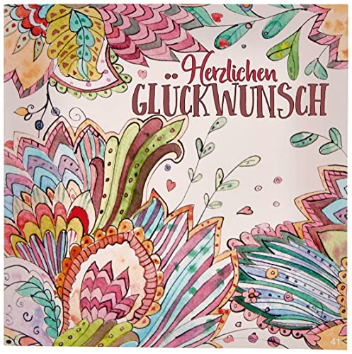 Depesche 3868.041 Glückwunsch-Karte zum Geburtstag (neutral), ansprechende Geburtstagskarte mit Musik und passendem Spruch, mit Innentext und Umschlag, 17 x 16,5 cm Depesche 3868.041 Glückwunsch-Karte zum Geburtstag (neutral), ansprechende Geburtstagskarte mit Musik und passendem Spruch, mit Innentext und Umschlag, 17 x 16,5 cm von Depesche