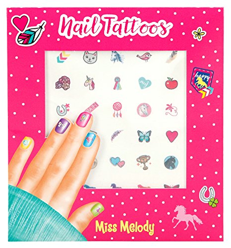 Depesche 4463 Miss Melody - Nagel Tattoos, Aufkleber für die Finger-Nägel in verschiedenen Motiven von Depesche