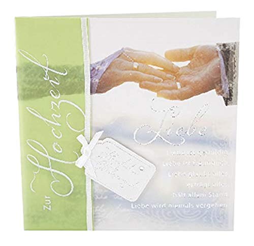 Depesche 4907.046 Emotions Glückwunsch-Karte zur Hochzeit, elegante Hochzeitskarte mit passendem Spruch und Innentext, inkl. Umschlag, 17 x 16,5 cm Depesche 4907.046 Emotions Glückwunsch-Karte zur Hochzeit, elegante Hochzeitskarte mit passendem Spruch und Innentext, inkl. Umschlag, 17 x 16,5 cm von Depesche