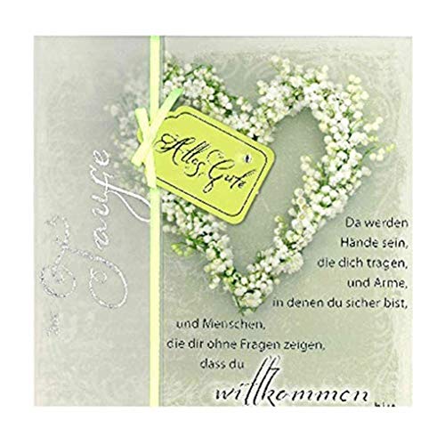 Depesche 4907.054 Emotions Glückwunsch-Karte zur Taufe, elegante Grußkarte mit passendem Spruch und Innentext, inkl. Umschlag, 17 x 16,5 cm Depesche 4907.054 Emotions Glückwunsch-Karte zur Taufe, elegante Grußkarte mit passendem Spruch und Innentext, inkl. Umschlag, 17 x 16,5 cm von Depesche
