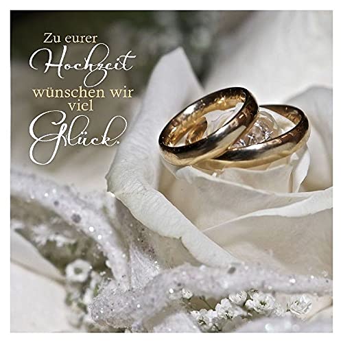 Depesche 5326.038 Glückwunsch-Karte zur Hochzeit mit 3D Motiv, Hochzeitskarte, ca. 17 x 17 cm groß, inkl. passendem Umschlag und Innentext Depesche 5326.038 Glückwunsch-Karte zur Hochzeit mit 3D Motiv, Hochzeitskarte, ca. 17 x 17 cm groß, inkl. passendem Umschlag und Innentext von Depesche