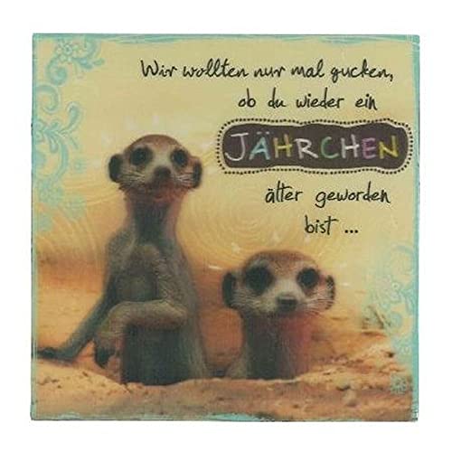 Depesche 5326.052 Glückwunsch-Karte zum Geburtstag mit 3D Motiv, Geburtstagskarte, ca. 17 x 17 cm groß, inkl. passendem Umschlag und Innentext Depesche 5326.052 Glückwunsch-Karte zum Geburtstag mit 3D Motiv, Geburtstagskarte, ca. 17 x 17 cm groß, inkl. passendem Umschlag und Innentext von Depesche