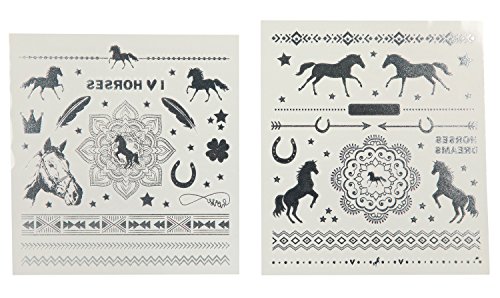 Depesche 6387 - Tattoos Metallic Look Horses Dreams, sortiert von Top Model