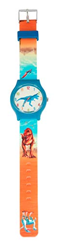 Depesche 6642 Dino World - Armbanduhr für Kinder mit Silikon-Armband, im Dinosaurier Design, spritzwassergeschützt und nickelfrei, sortiert in 2 Ausführungen Depesche 6642 Dino World - Armbanduhr für Kinder mit Silikon-Armband, im Dinosaurier Design, spritzwassergeschützt und nickelfrei, sortiert in 2 Ausführungen von Depesche