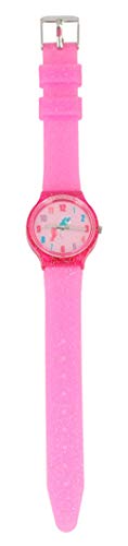 Depesche 6945 Ylvi - Armbanduhr für Mädchen mit glitzerndem Silikonarmband, spritzwassergeschützt und nickelfrei getestet, sortiert in 2 Ausführungen Depesche 6945 Ylvi - Armbanduhr für Mädchen mit glitzerndem Silikonarmband, spritzwassergeschützt und nickelfrei getestet, sortiert in 2 Ausführungen von Depesche