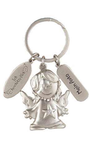 Depesche 7518-001 Schutzengel Schlüssel-Anhänger aus Metall, Glücksbringer mit Engel, Schlüsselring und liebevoller Botschaft, zum Verschenken an Familienmitglieder, Freunde und Bekannte Depesche 7518-001 Schutzengel Schlüssel-Anhänger aus Metall, Glücksbringer mit Engel, Schlüsselring und liebevoller Botschaft, zum Verschenken an Familienmitglieder, Freunde und Bekannte von Depesche