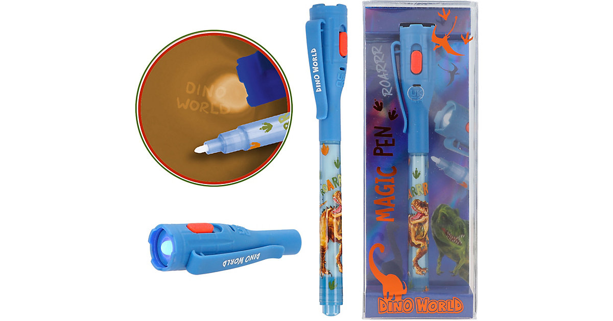 Magic Pen Dino World Geheim-Stift mit LED-Licht blau Modell 2 Magic Pen Dino World Geheim-Stift mit LED-Licht blau Modell 2 von Depesche