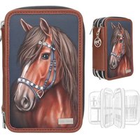 Miss Melody 3 Fach Federtasche LUXURY HORSE von Depesche