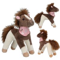 Miss Melody Plüschpferd Braun Weiß 18 cm Miss Melody Plüschpferd Braun Weiß 18 cm von Depesche