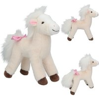 Miss Melody Plüschpferd Cremeweiß 18 cm von Depesche