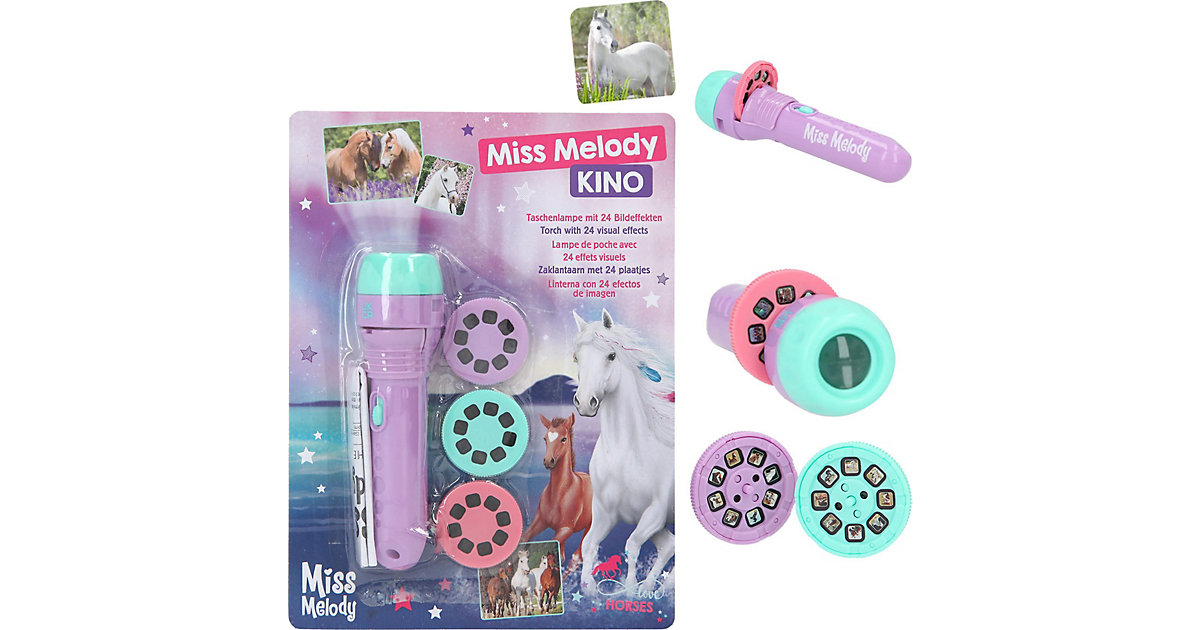 Miss Melody Taschenlampe mit Bildeffekten Miss Melody Taschenlampe mit Bildeffekten von Depesche