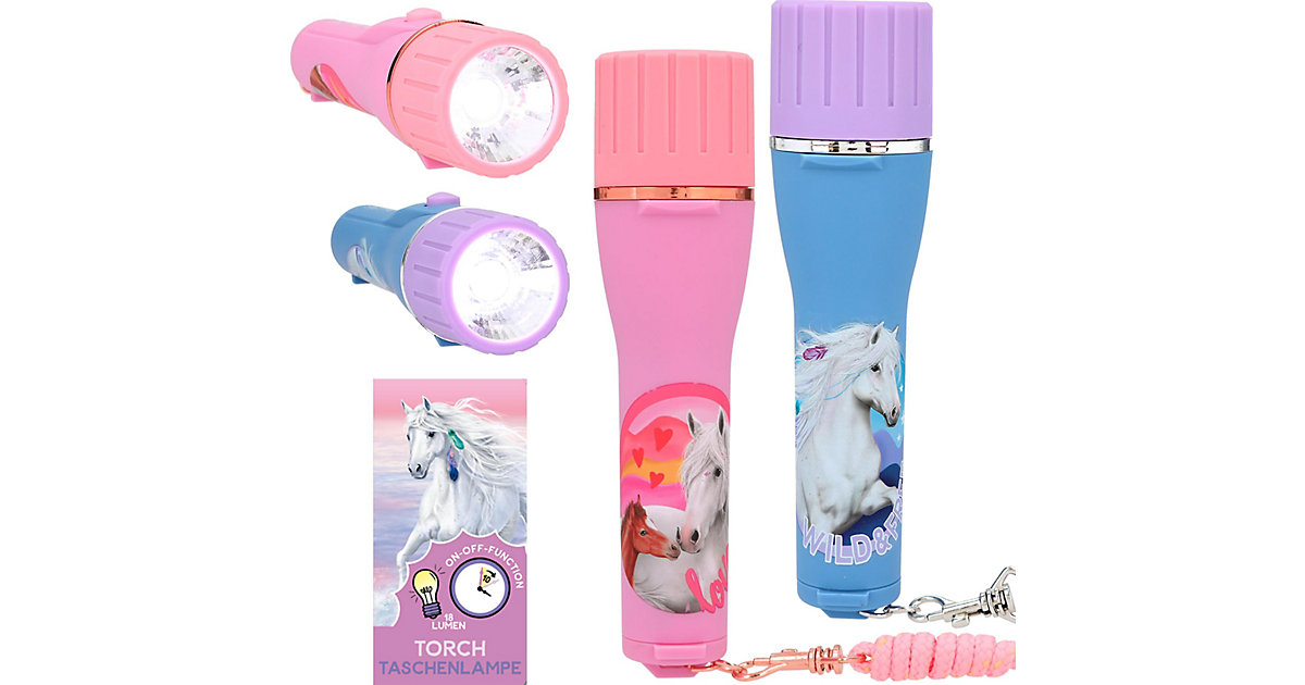 Miss Melody Taschenlampe mit Timer, 2-fach sortiert mehrfarbig Modell 1 Miss Melody Taschenlampe mit Timer, 2-fach sortiert mehrfarbig Modell 1 von Depesche