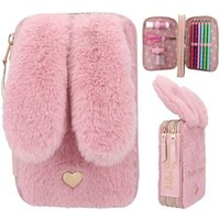 Princess Mimi Federtasche Hase Fell BUNNY BALLET von Depesche