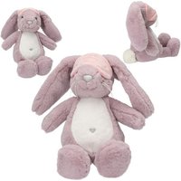 Princess Mimi Plüsch Hase lila mit Schlafmaske von Depesche
