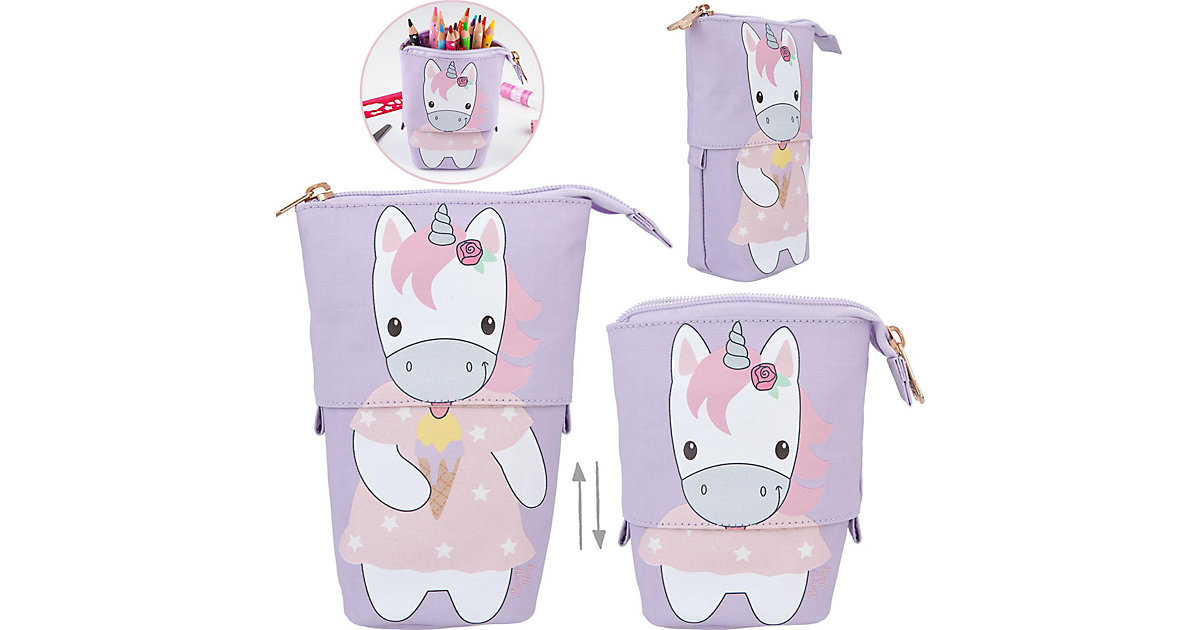 Princess Mimi Stifte-Etui stehend Einhorn Bonny Pony, unbefüllt helllila Mädchen Kinder Princess Mimi Stifte-Etui stehend Einhorn Bonny Pony, unbefüllt helllila Mädchen Kinder von Depesche