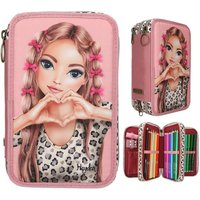 TOPModel 3 Fach Federtasche mit Schleifen LEOHEART von Depesche