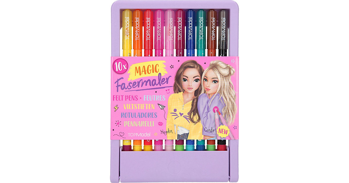 TOPModel Doppelfasermaler Magic, 10 Stifte in Aufstellbox bunt Modell 4 TOPModel Doppelfasermaler Magic, 10 Stifte in Aufstellbox bunt Modell 4 von Depesche