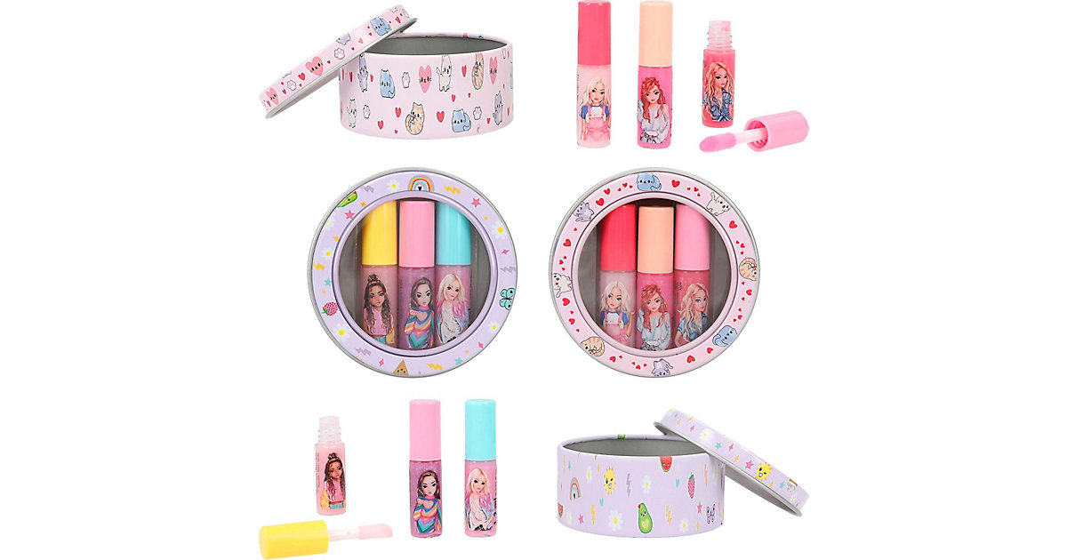 TOPModel Mini-Lipgloss-Set, 3-tlg., farblich sortiert mehrfarbig Modell 1 TOPModel Mini-Lipgloss-Set, 3-tlg., farblich sortiert mehrfarbig Modell 1 von Depesche