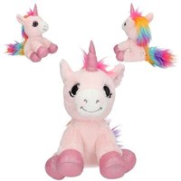 Ylvi Plüsch Einhorn rosa 21 cm Ylvi Plüsch Einhorn rosa 21 cm von Depesche
