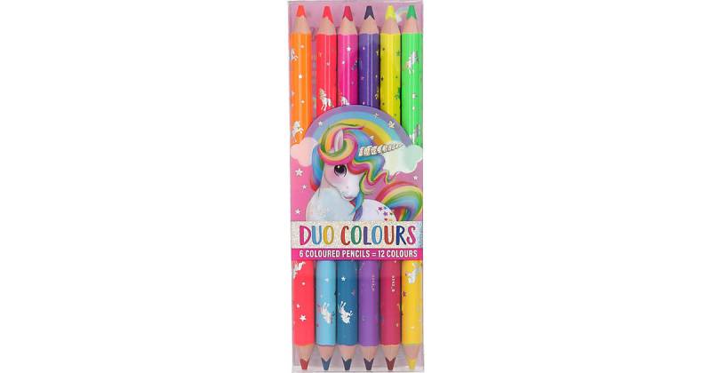 Ylvi & the Minimoomis Duo Buntstifte, 6 Stifte - 12 Farben mehrfarbig von Depesche