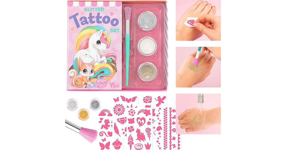 Ylvi & the Minimoomis Glitzer Tattooset, mehr als 40 Teile Ylvi & the Minimoomis Glitzer Tattooset, mehr als 40 Teile von Depesche