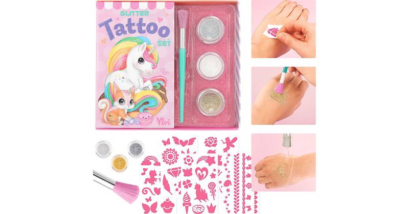 Ylvi & the Minimoomis Glitzer Tattooset, mehr als 40 Teile von Depesche