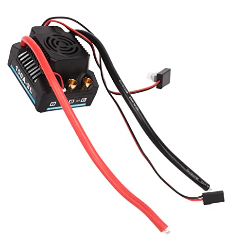Depisuta 150 A Bürstenloser Regler, Wasserdichter Staubdichter Bec 5 A 5,8 V Elektronischer GeschwindigkeitsRegler für 1/8 RC-Auto, Niederspannungs-Abschalt Depisuta 150 A Bürstenloser Regler, Wasserdichter Staubdichter Bec 5 A 5,8 V Elektronischer GeschwindigkeitsRegler für 1/8 RC-Auto, Niederspannungs-Abschalt von Depisuta