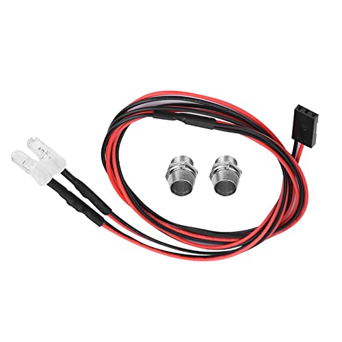 Depisuta 2pcs RC Deckel LED Material Sicherer Sicherer Langer Service für 1/10 BRIST -Mode -BRIST Autofahrzeug (Licht 11 blaues Licht) von Depisuta