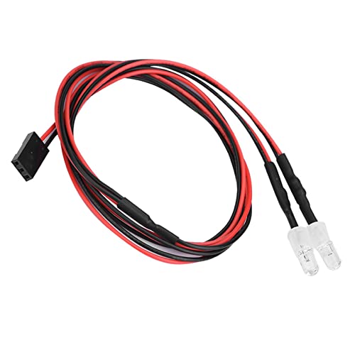 Depisuta 2pcs RC Deckel LED Material Sicherer Sicherer Langer Service für 1/10 BRIST -Mode -BRIST Autofahrzeug (Licht Nr. 9 Weißes Licht) von Depisuta