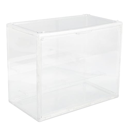 Depisuta Durchsichtige Vitrine für Figuren, Stapelbare Vitrine, Hobby-Vitrine mit Magnetischer Tür, Staubdichte Vitrine für Sammlerstücke, Actionfiguren-Vitrine, 31 X 17 X 24,9 cm Depisuta Durchsichtige Vitrine für Figuren, Stapelbare Vitrine, Hobby-Vitrine mit Magnetischer Tür, Staubdichte Vitrine für Sammlerstücke, Actionfiguren-Vitrine, 31 X 17 X 24,9 cm von Depisuta