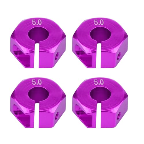 Depisuta Hexadezimal -Hub -Adapter mit Universellem Aluminiumrad 12 Mm (5,0 mm lila) von Depisuta