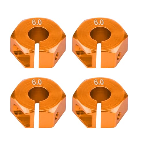 Depisuta Hexadezimal -Hub -Adapter mit Universellem Aluminiumrad 12 Mm (6,0 mm golden) von Depisuta