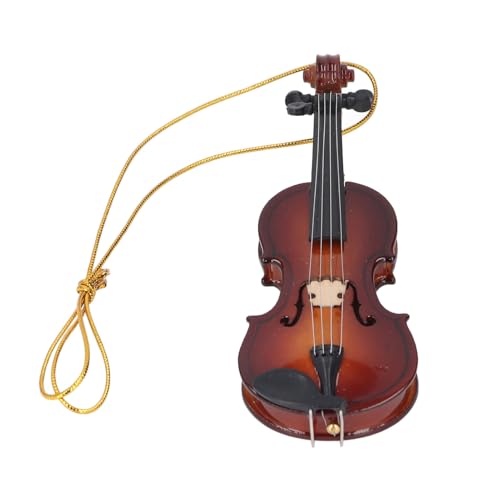 Depisuta Mini Violine, Handgefertigte Hölzerne Miniatur -Geigenmodell mit Realistischem Design für Musikliebhaber und Sammler Depisuta Mini Violine, Handgefertigte Hölzerne Miniatur -Geigenmodell mit Realistischem Design für Musikliebhaber und Sammler von Depisuta