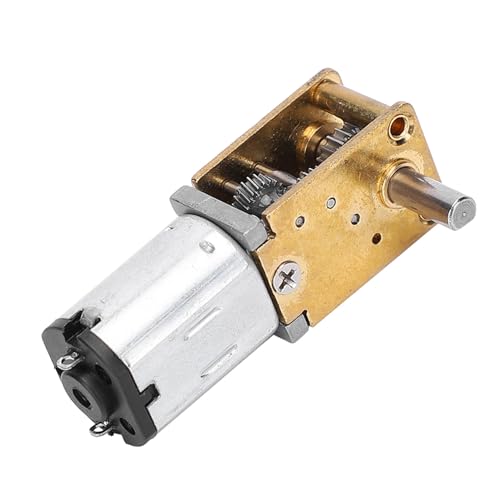 Depisuta Mini-Zahnradmotor-Kee-resistenter Bürstenbilder-DC-Motor für Elektronische Schlösser, Intelligentes Auto, Kameras Kupfer/Messing/Zinklegierung (DC3V 16RPM) von Depisuta