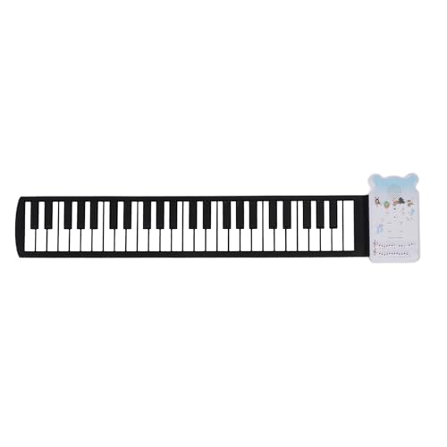 Depisuta Roll Up Piano, 49 Tasten 8 Töne Faltbare Klavier -Tastatur mit der Wiedergabe von Sustain -Funktionen für Kinderanfänger von Depisuta