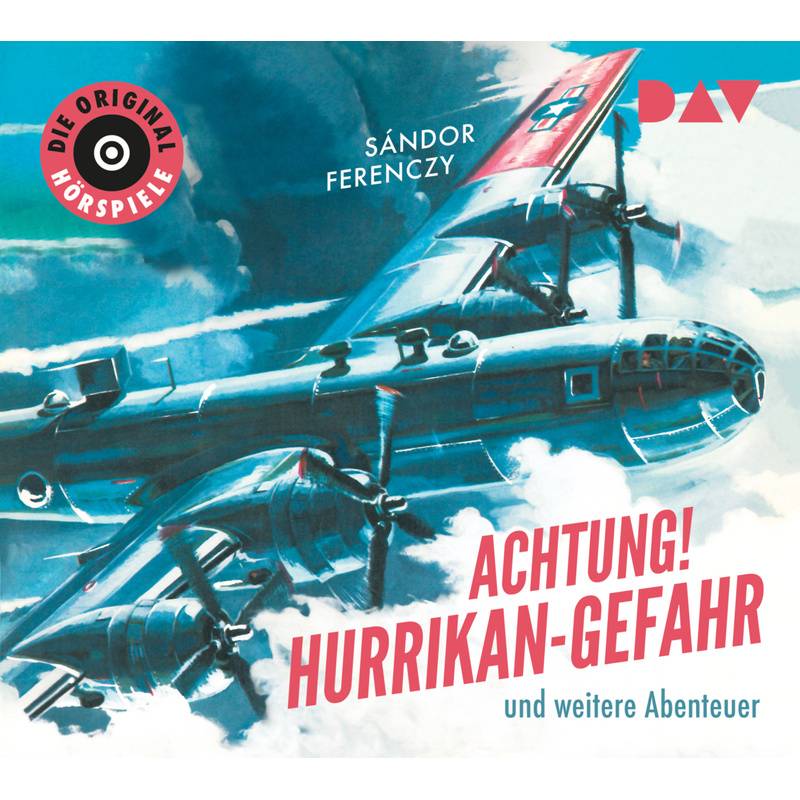 Achtung! Hurrikan-Gefahr und weitere Abenteuer,1 Audio-CD von Der Audio Verlag, DAV