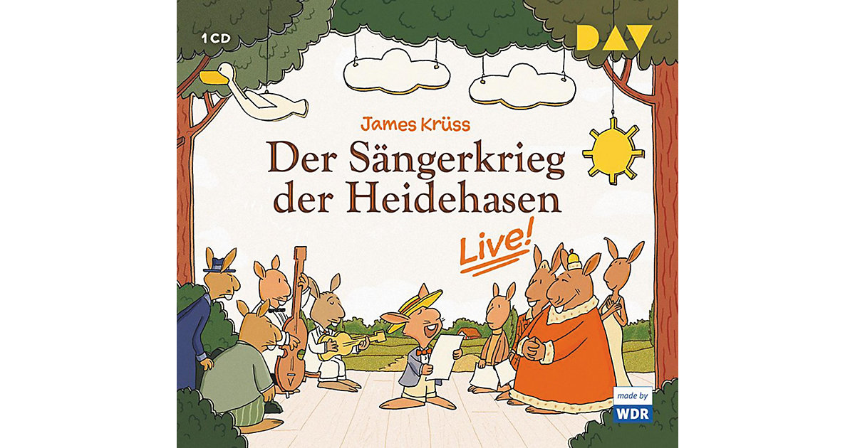 Der Sängerkrieg der Heidehasen - Live!, 1 Audio-CD Hörbuch von Der Audio Verlag, DAV