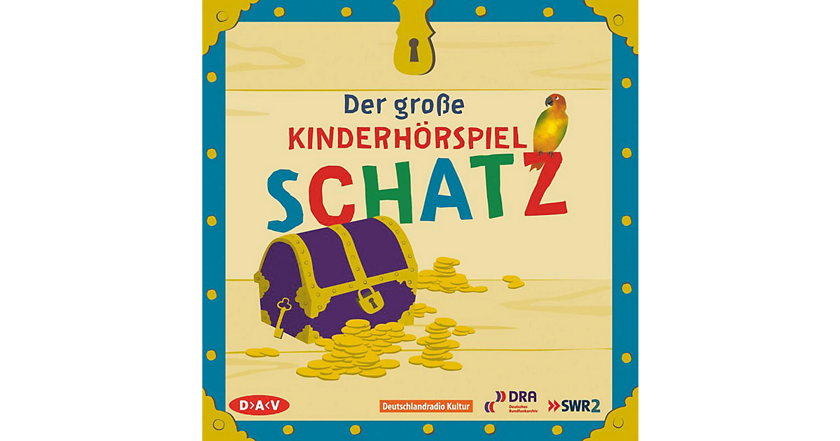 Der große Kinderhörspielschatz, 4 Audio-CDs Hörbuch von Der Audio Verlag, DAV