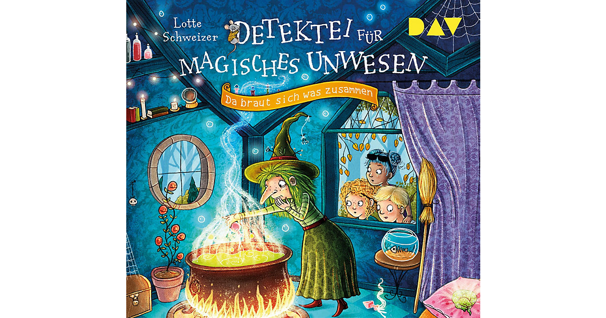 Detektei magisches Unwesen - Teil 2: Da braut sich was zusammen, 3 Audio-CD Hörbuch  Kinder von Der Audio Verlag, DAV