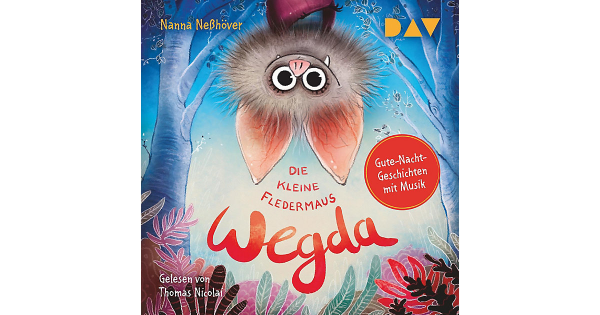 Die kleine Fledermaus Wegda, 1 Audio-CD Hörbuch von Der Audio Verlag, DAV
