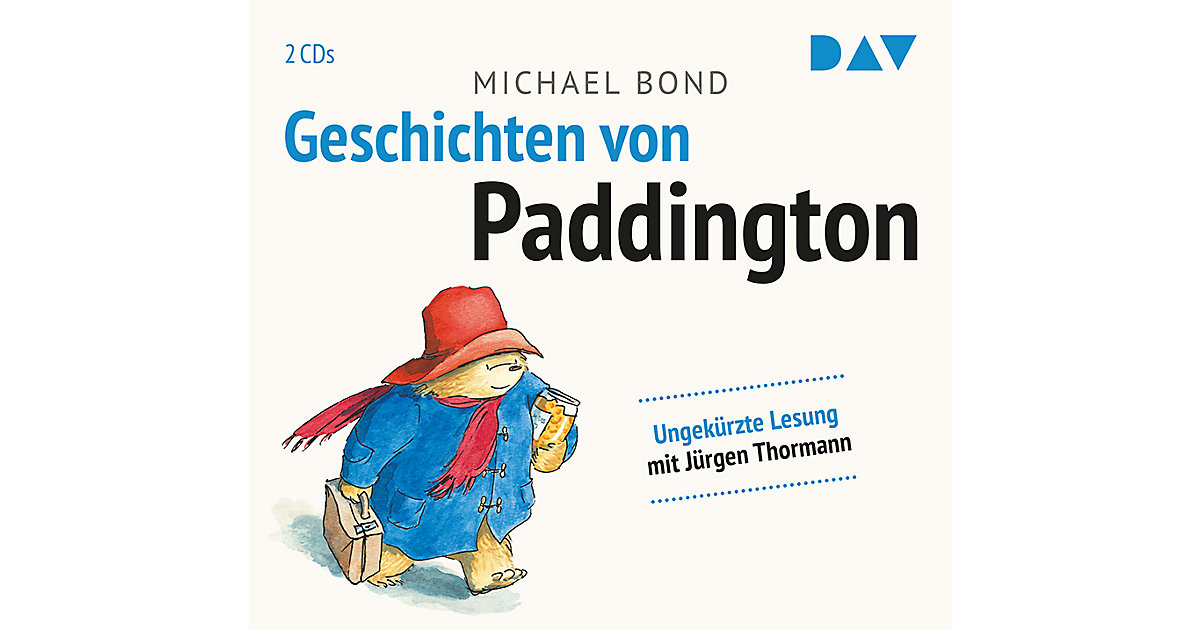 Geschichten von Paddington, 2 Audio-CDs Hörbuch Geschichten von Paddington, 2 Audio-CDs Hörbuch von Der Audio Verlag, DAV