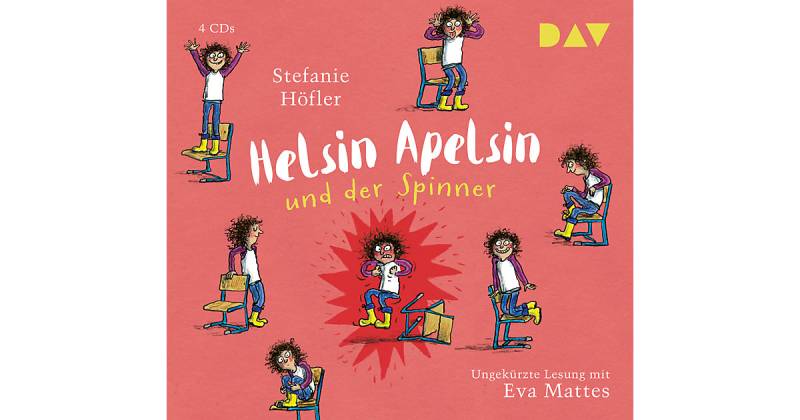 Helsin Apelsin und der Spinner, 4 Audio-CD Hörbuch von Der Audio Verlag, DAV