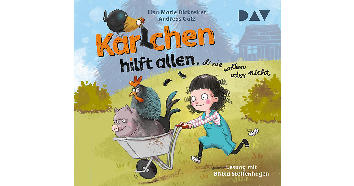 Karlchen hilft allen, ob sie wollen oder nicht, 4 Audio-CD Hörbuch von Der Audio Verlag, DAV
