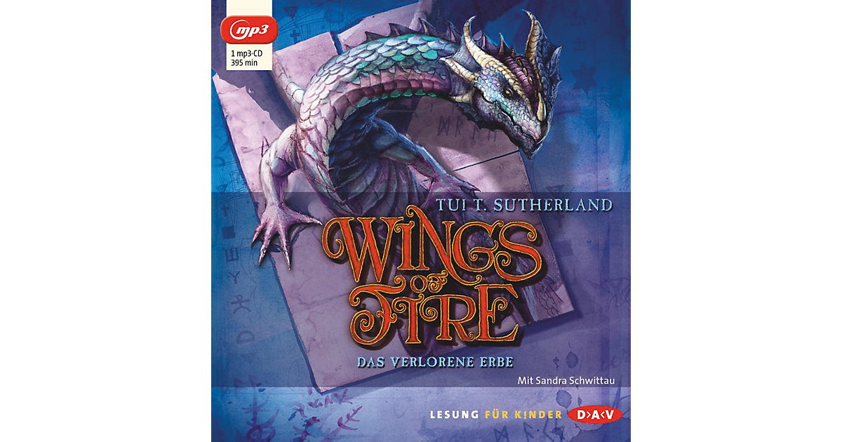Wings of Fire: Das verlorene Erbe, MP3-CD Hörbuch von Der Audio Verlag, DAV